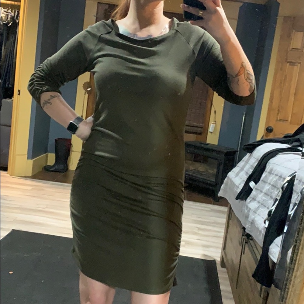 Olive Green Tunic Dress